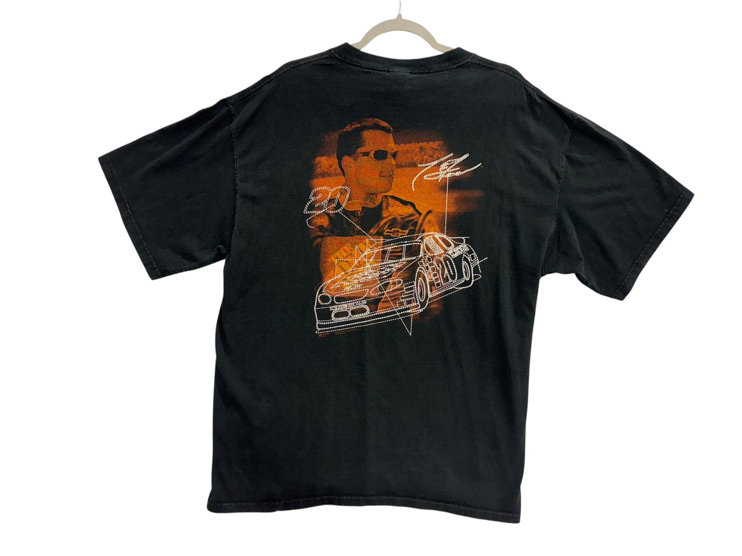Tony Stewart 2002 Vintage Nascar T-Shirt [Size XL]