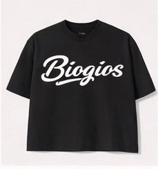 Black White Logo Tee
