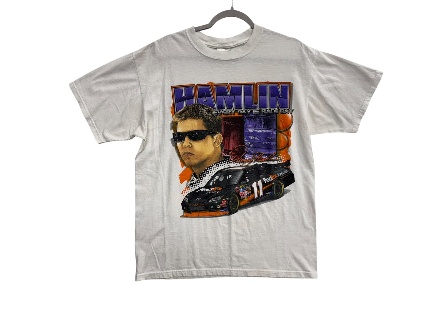 Denny Hamlin Nascar T-Shirt [Size L]