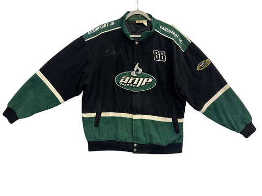 Dale Earnhardt Jr 2008 AMP Energy Nascar Zip Up Racer Jacket [Size XL]