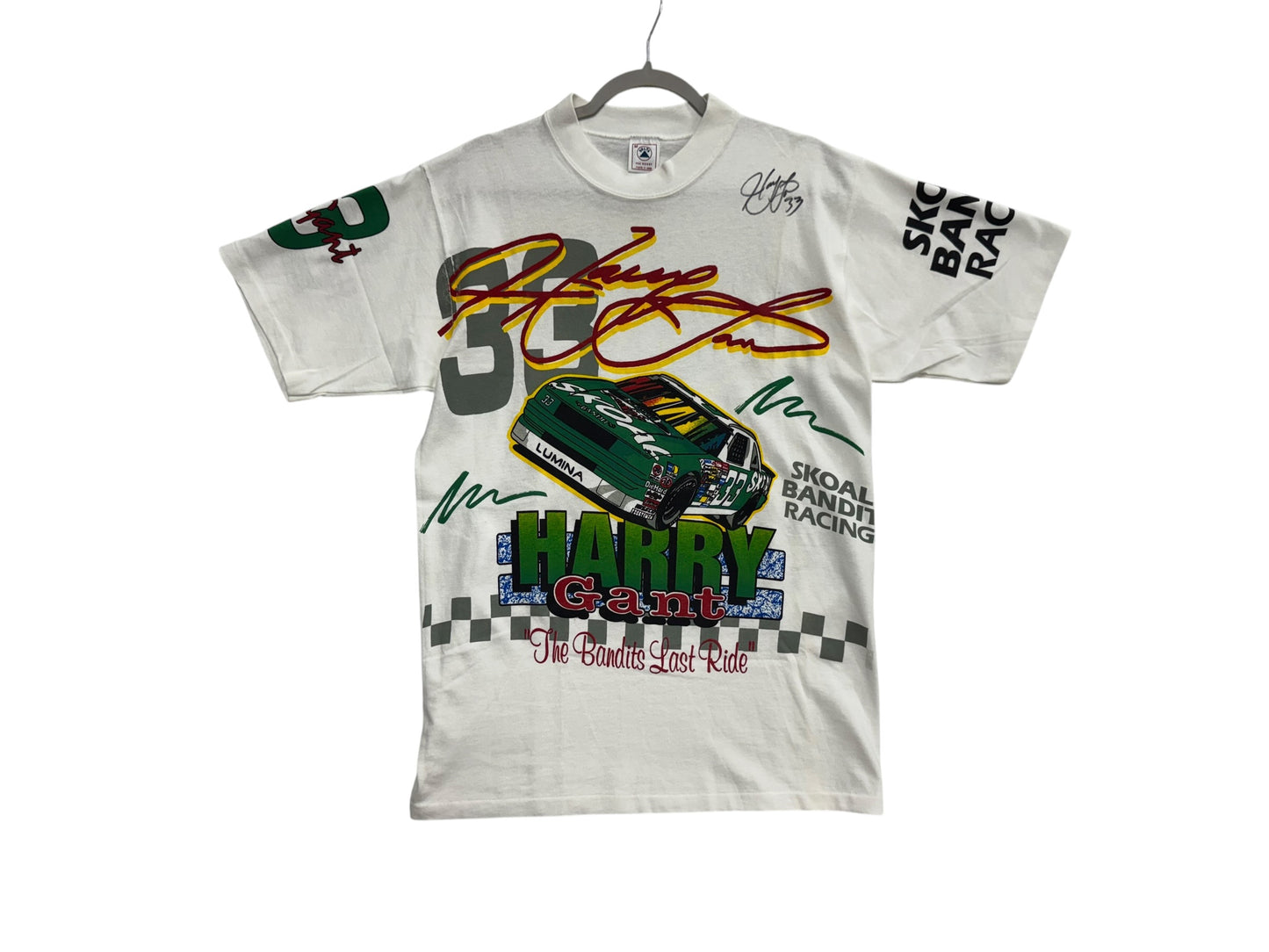 Harry Gant *Signed* Farewell Tour 1994 Vintage Nascar T-Shirt [Size M]