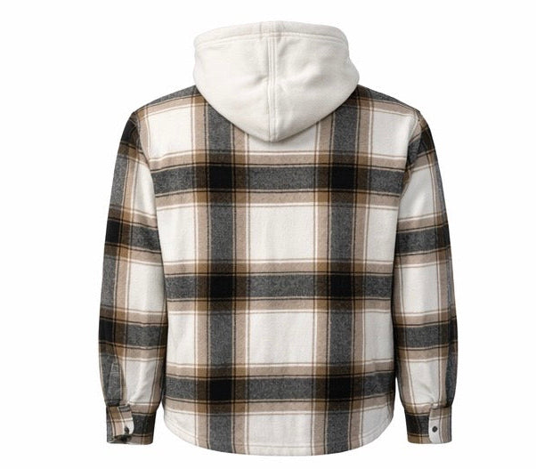 Hooded Flannel Long Sleeve