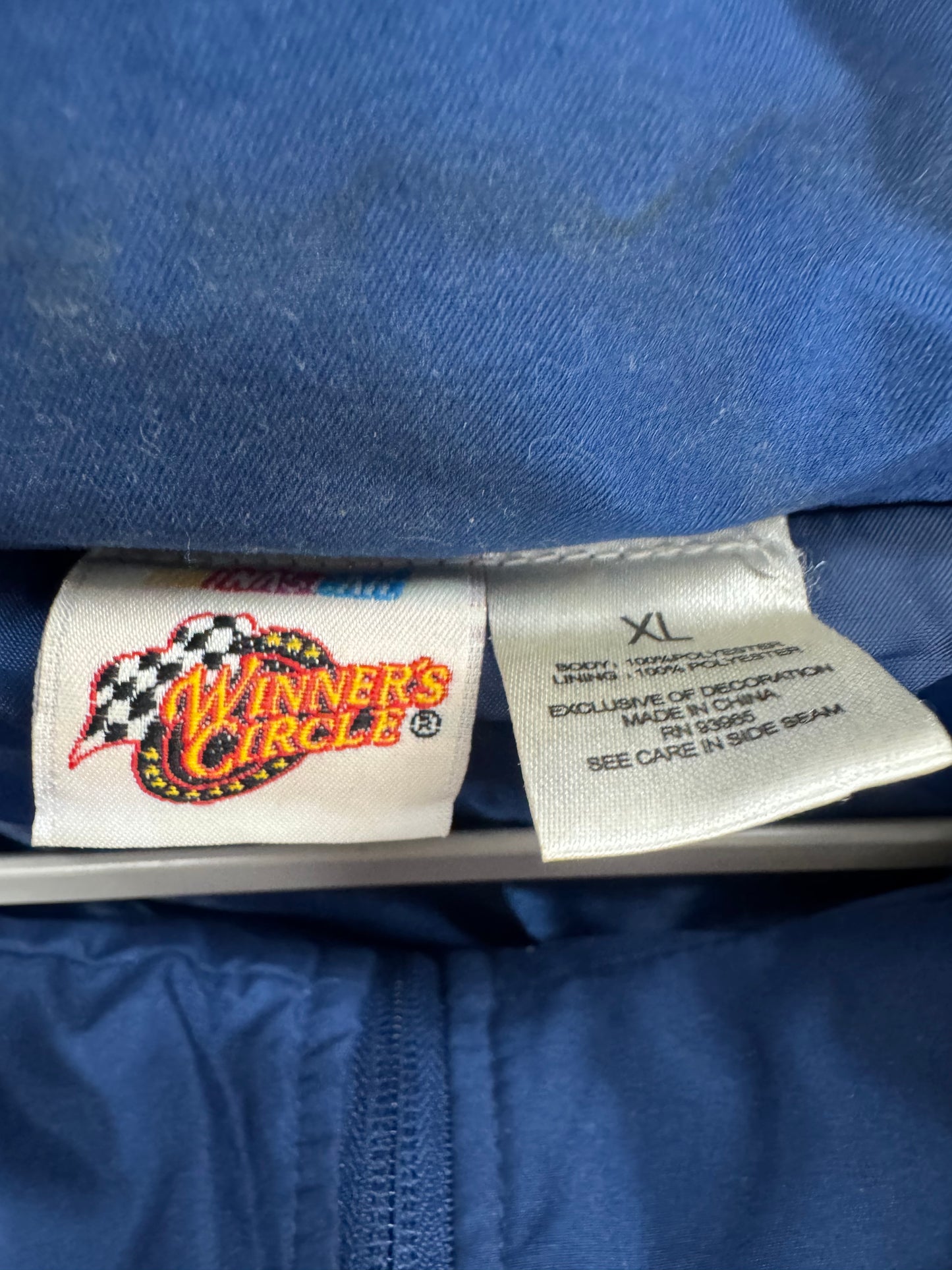 Dale Earnhardt Jr National Guard Nascar Windbreaker  [Size XL]