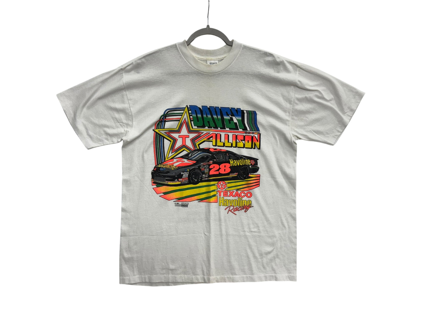 Davey Allison Texaco 1991 Vintage T-Shirt [Size L]