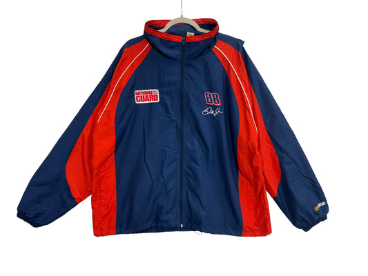 Dale Earnhardt Jr National Guard Nascar Windbreaker  [Size XL]