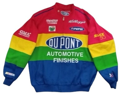 Chase Authentics Jeff Gordon #24 “Rainbow” Full Zip Racing Crew Vintage Jacket